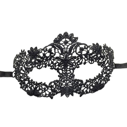 Black lace masquerade - lace, mask