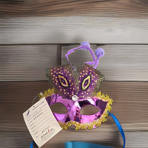 Purple gold venetian mardi - purple/gold,