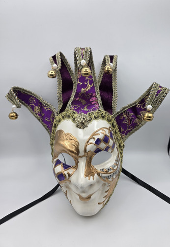 Venetian style jester mask - venetian,