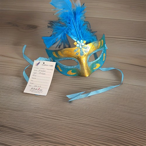 Blue gold venetian - blue/gold, masquerade