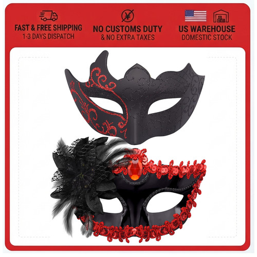Couple masks set - masks, venetian