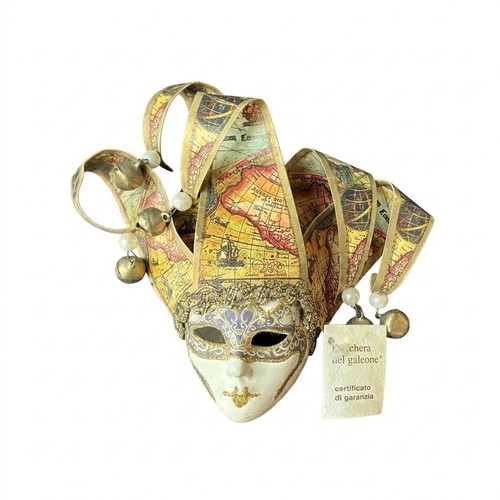 Autentica maschera giullare - autentica,