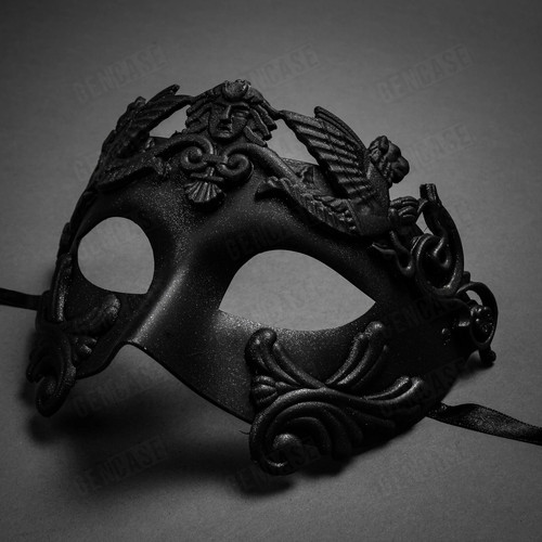 Plain black venetian roman - venetian,