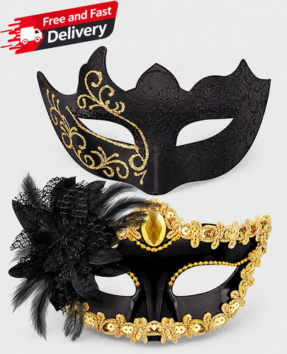 Couple masquerade masks - couple,