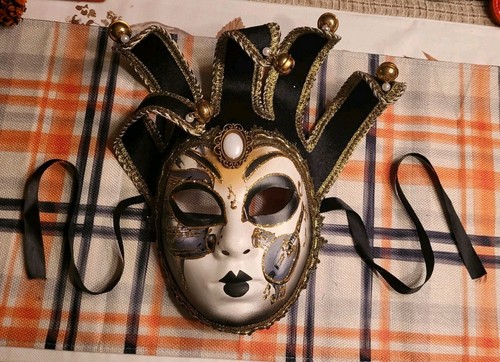 Vintage venetian music mask - vintage,