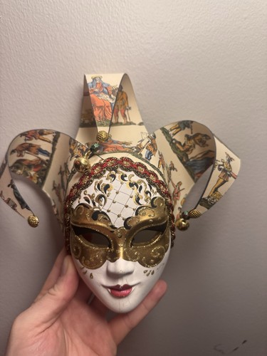 Venetian jester mask carnival - jester,