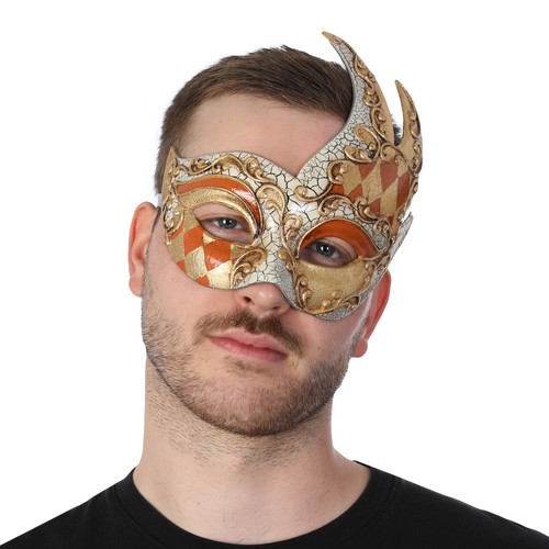 Maschera veneziana fiamma