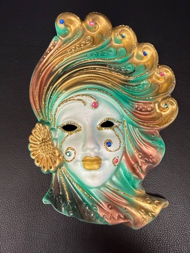 Ricci venetian mask ceramic - mask,