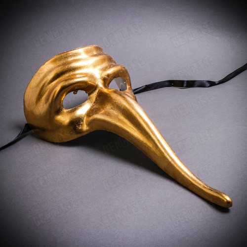 Gold classic zanni long nose - long,