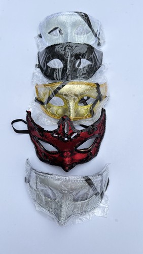 Masquerade masks set venetian - set,