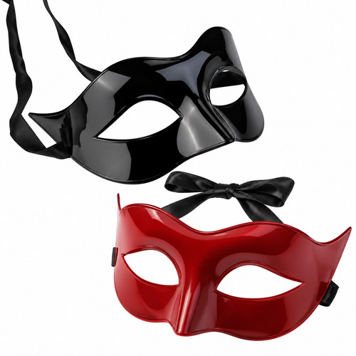 Black lace masquerade - black,