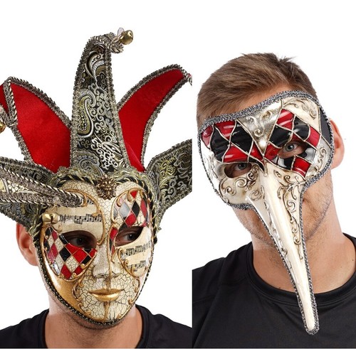 Maschera veneziana mezzo viso
