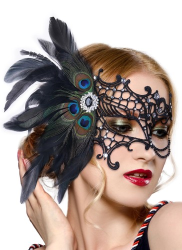 Lace masquerade masks - lace,