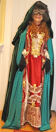 Venetian masked ball costume - masked,