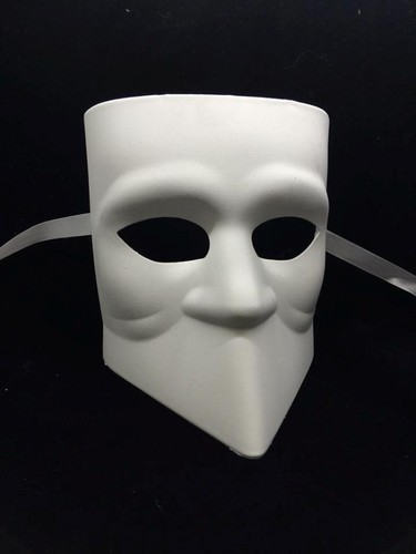 Unpainted blank masquerade - blank,