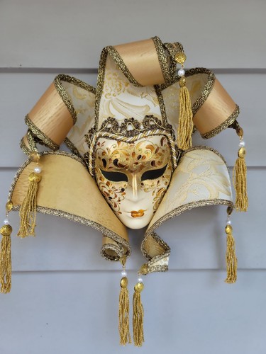 Autentica maschera giullare - autentica,