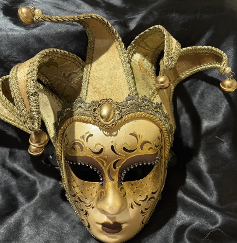 Vintage venetian jester - vintage, mask