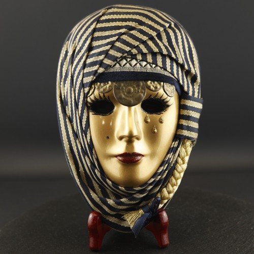 Venetian mask female - mask, gold