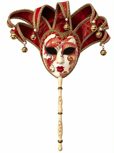 Vintage venetian jester - venetian,